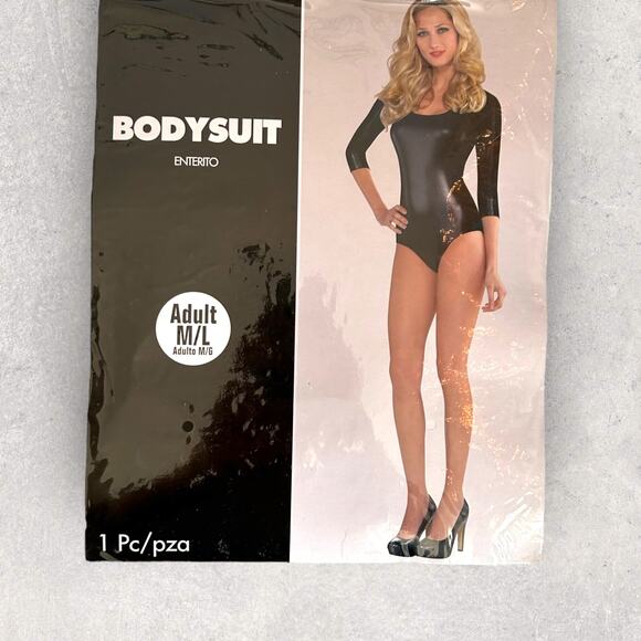 Womens Suit Yourself Black Bodysuit | Size M/L | NWTs - Picture 1 of 3